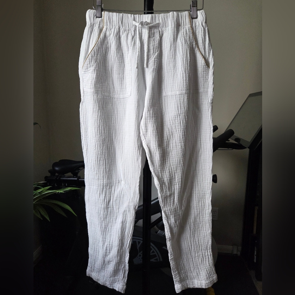Joie White Sweatpants Relaxed Fit Joggers